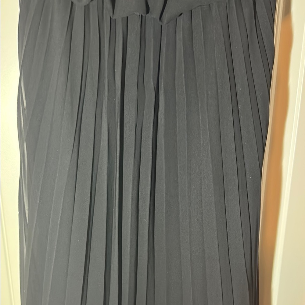 Bisou Bisou Black Scoop Neck Spaghetti Strap Maxi Empire Waist Dress - 4 - Picture 6 of 10
